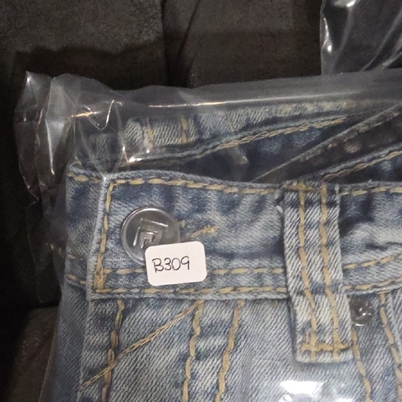 Buckle Black 32x34 Men's Low Rise Slim Straight Blue Jeans Distressed - Picture 9 of 9